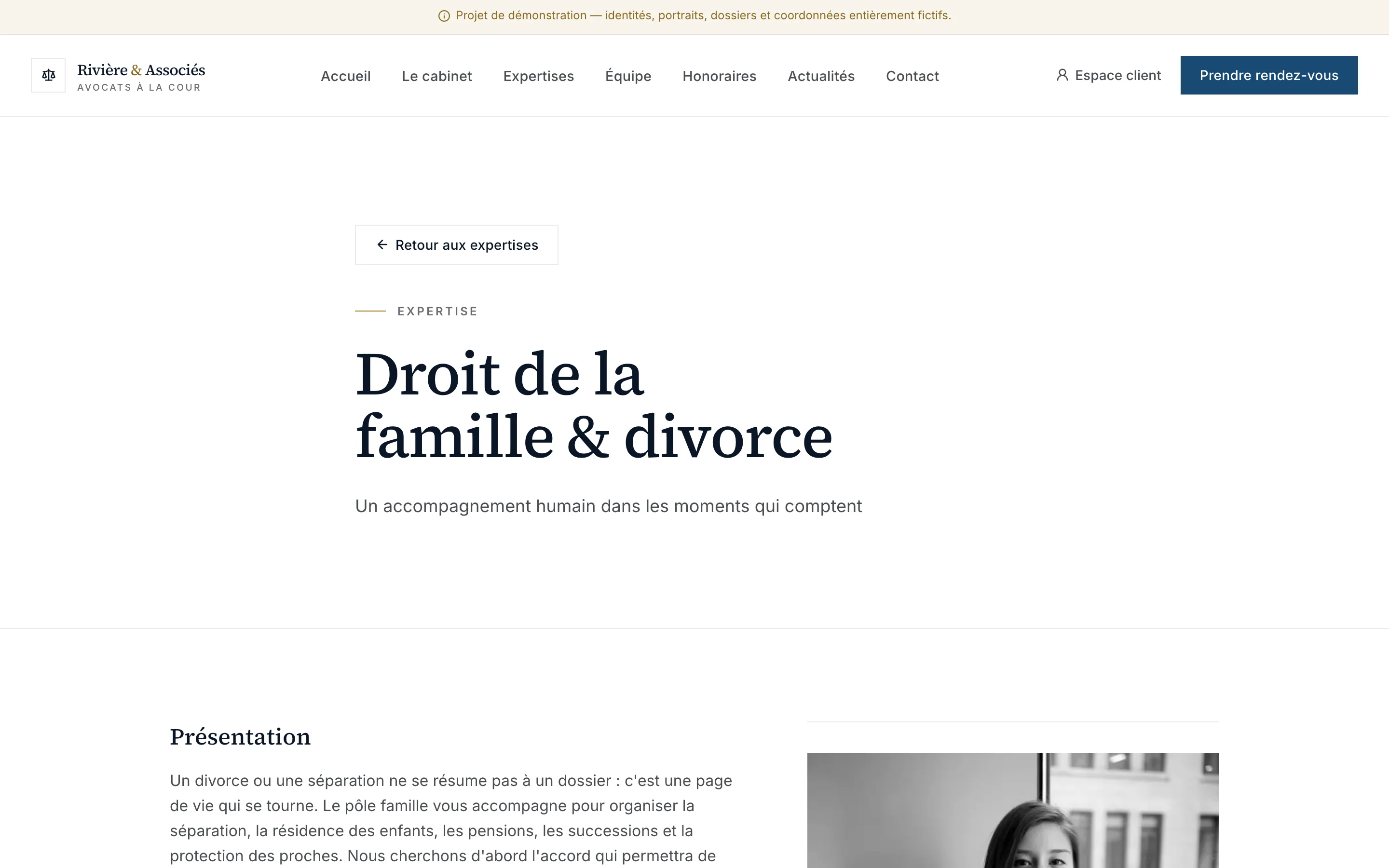 Capture d'écran de la page La procédure expliquée étape par étape