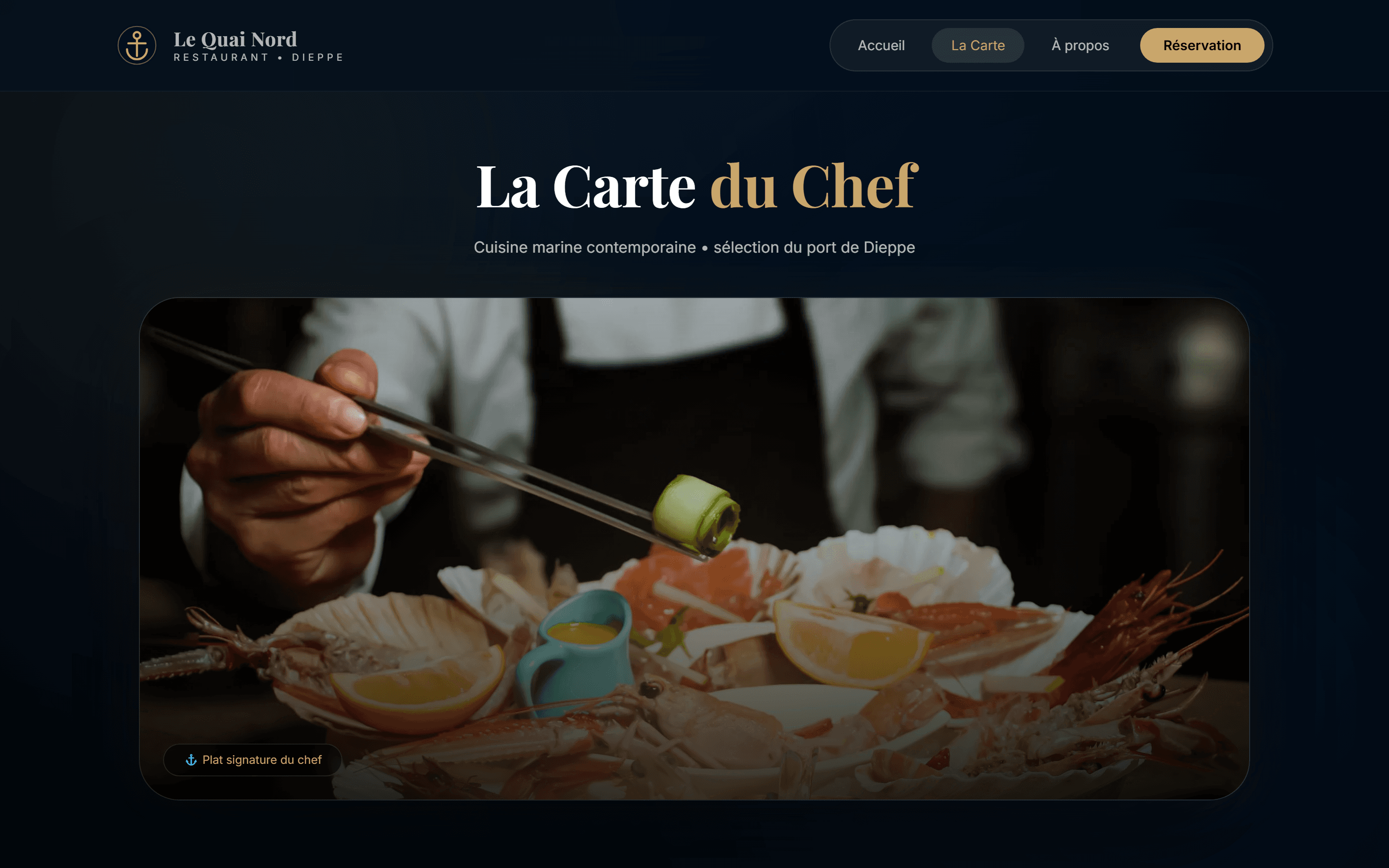 Capture d'écran de la page Une carte vivante et lisible