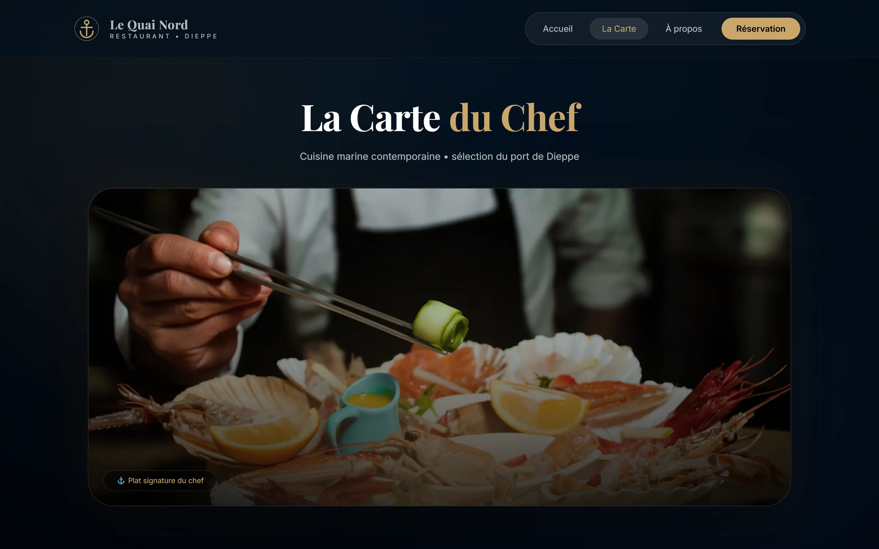 Capture d'écran de la page Une carte vivante et lisible