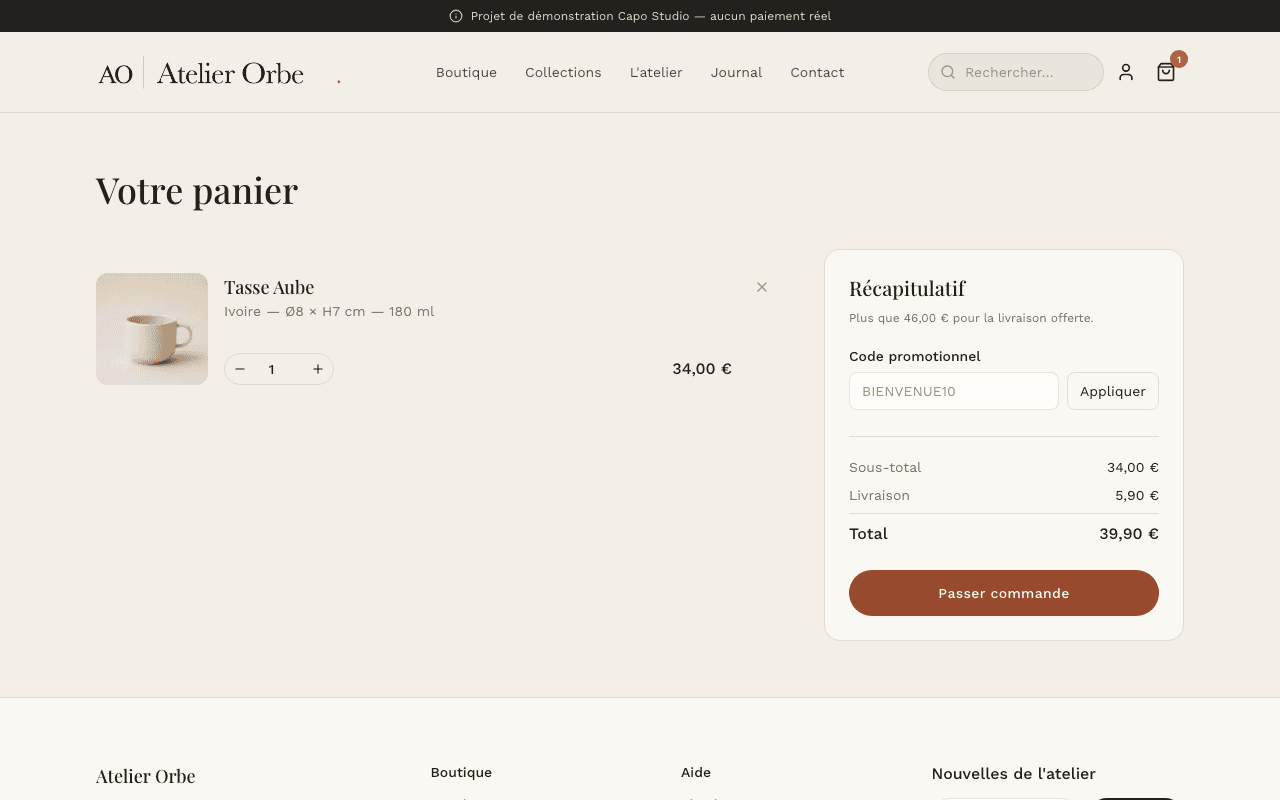 Capture d'écran de la page Persistant, sans compte, toujours revérifié