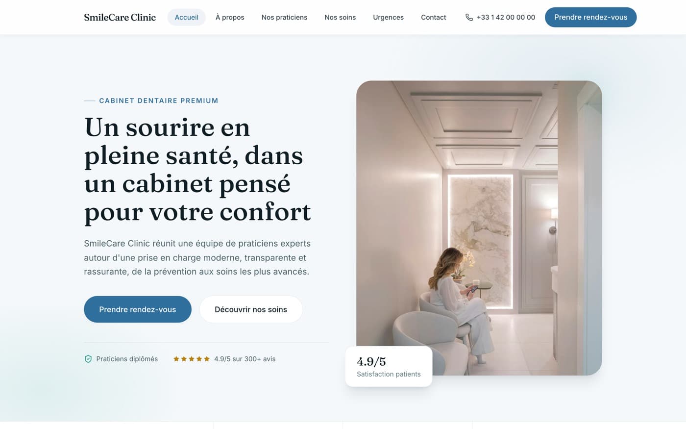 SmileCare Clinic — cabinet dentaire