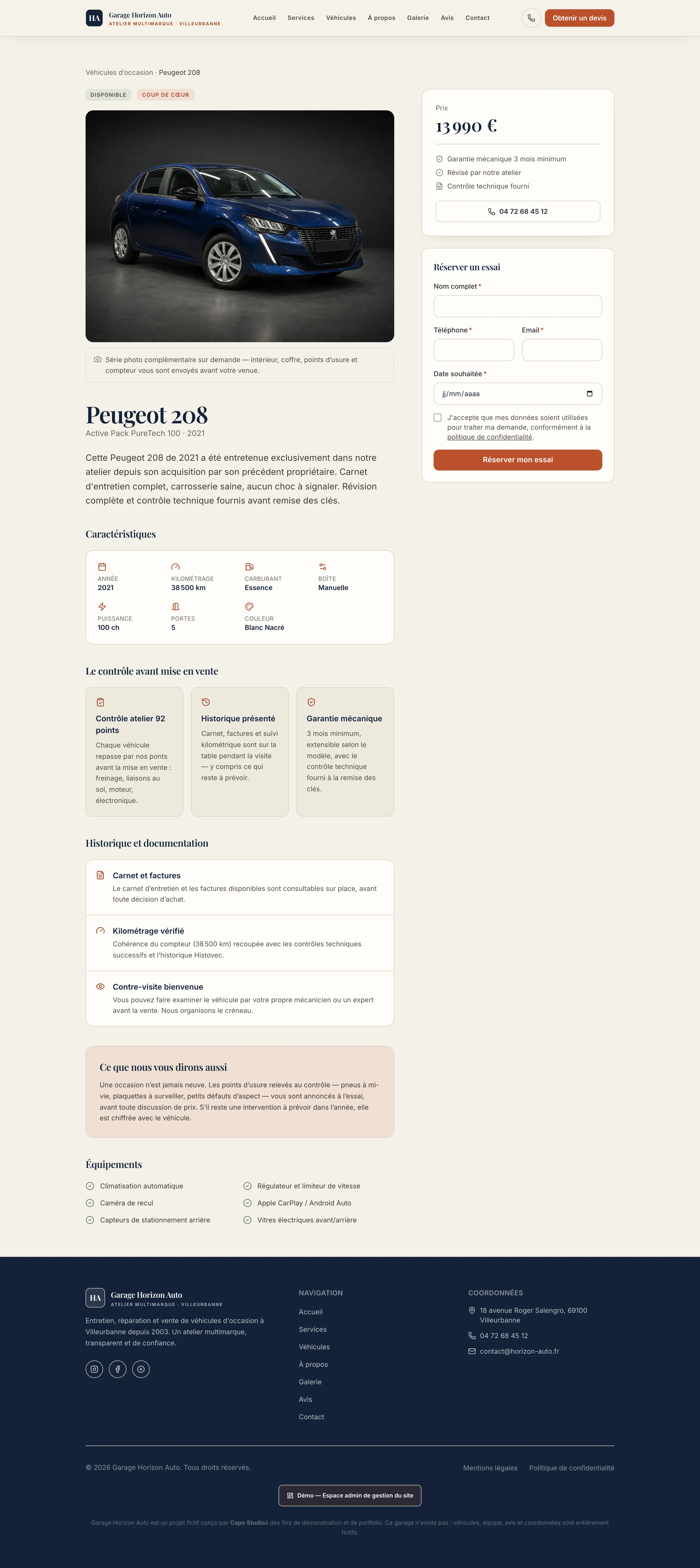 Capture d'écran de la page Toutes les informations, y compris ce qui fâche